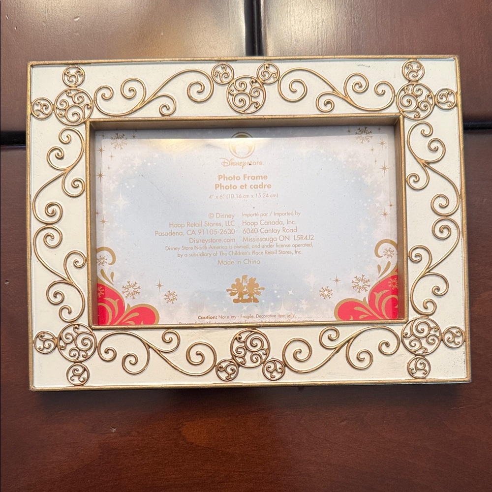 Disney Elegant Gold and Cream Frame